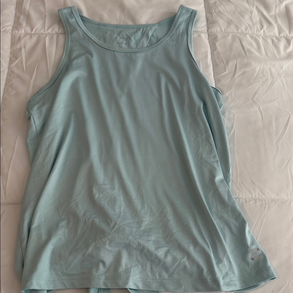 ZELOS Light Blue Women's Tank - Sleeveless Active Top